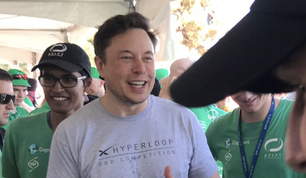 Elon Musk at SpaceX Hyperloop Competition